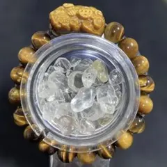 天然石　タイガーアイ　貔貅　デサブレ　内径約17㎝ パワーストーン