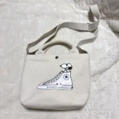 SNOOPY コンバース　ミニトートバッグ　2wayのサムネイル