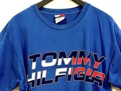 90s USAビンテージ トミーヒルフィガーTシャツXLデカロゴ オーバーサイズ