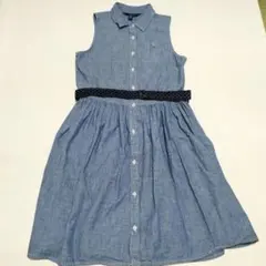 ポロラルフローレン　ノースリーブ　ワンピース　デニム　160 レディースS-M