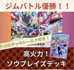 【過去レギュ！ジムバトル優勝構築！デッキシールド付き最安値！】ソウブレイズデッキ