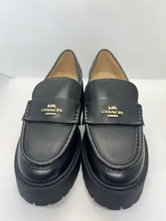 COACH ルーシー ローファー ブラック レザー 22.5cm 新品 未使用