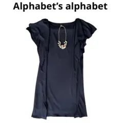 Alphabet’s alphabet ネイビー上品ワンピース F セレモニー✨のサムネイル