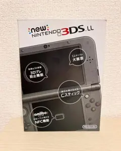 (美品)Newニンテンドー3DS LL メタリックブラック(動作確認済み)