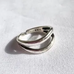 シルバー925 ヴィンテージリング　ユニセックスメキシカンジュエリー　指輪B13