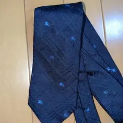 Burberry ネイビー 幾何学模様 ネクタイ