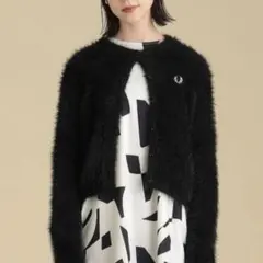 FRED PERRY × Ray BEAMS / 別注 シャギー カーディガン
