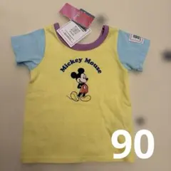 【新品】Disney ミッキー＆フレンズ Tシャツ 90cm チビTのサムネイル