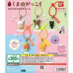 くまのがっこう カラフルマルチチャーム