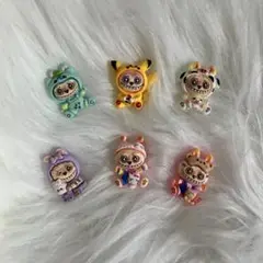 デコレーションパーツ　LABUBU ６個
