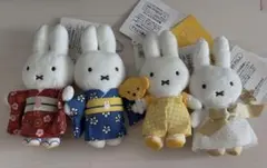日*4様 ミッフィー ぬいぐるみ 4体セット