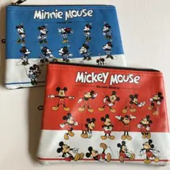 ミニーマウス・ミッキーマウス ポーチセット