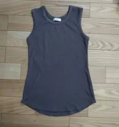 any FAM エニィファム　チャコールタンクトップ