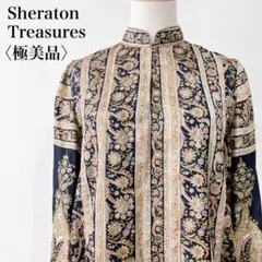 シャツワンピース 長袖 ネイビー