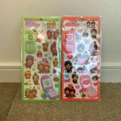 【迅速発送】【正規品】【新作】モンチッチ 平成はっぴーフォン シール　2枚セット