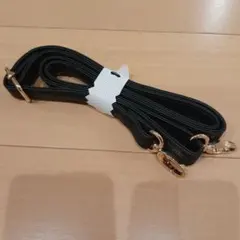 ブラック合成皮革ショルダーストラップ