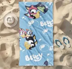 BLUEY ブルーイ　スモールタオル　新品　パパと姉妹