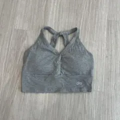 alo グレー ヨガウェア ボタン付き size L