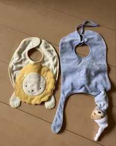 Kaloo スタイ他　2点セット　ライオンとキャラクター