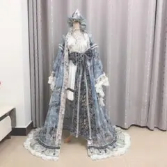 【新品・未使用】西行寺幽々子 東方Project コスプレ 衣装 高品質