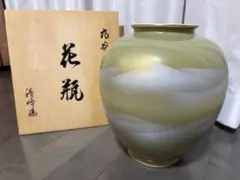 九谷焼　清峰作　『大輪菊』　花瓶 九谷焼 清峰作 『大輪菊』 花瓶 【公式通販】