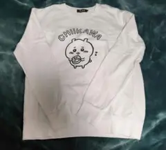 ★ちいかわ★ クルーネック トレーナー ホワイト　Lサイズ　ユニセックス