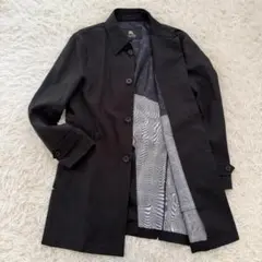 BURBERRY BLACK LABEL モノグラム ステンカラーコート L 黒のサムネイル