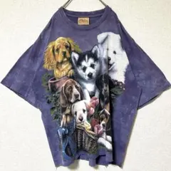 THE MOUNTAIN カットオフ リメイク アニマルプリント ボロTシャツ