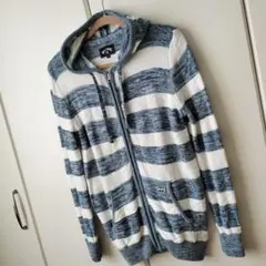 ⭐️ BILLABONG ストライプ ニットパーカー Mサイズ　美品