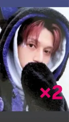 ATEEZ Makestar トレカ アチズ 黒猫 ヨントン フォト ウヨン