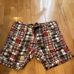 ROKX パッチワーク チェック柄 ハーフパンツ ショートパンツのサムネイル