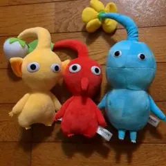 ピクミン ぬいぐるみ 3体セット 赤 黄 氷のサムネイル