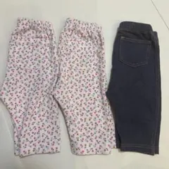 【三足まとめ売り】ユニクロ　80㌢　レギンス