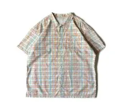00s Columbia PFG フィッシングシャツ チェック柄 魚
