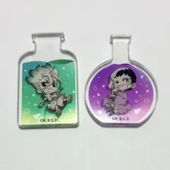 Dr.STONE 石神千空 あさぎりゲン ミニアクリルブロック