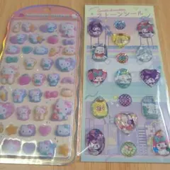 ハローキティ 立体シールセット 2枚入り