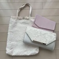 結婚式お呼ばれセット(バッグ2種+袱紗)