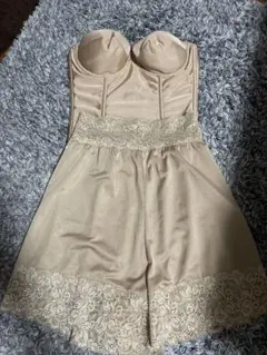 ベージュ レース ブライダルインナー D70 Mサイズ