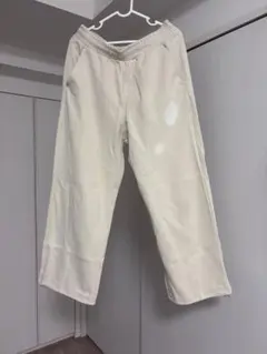 ワークパンツ アイボリー ドローストリングのサムネイル