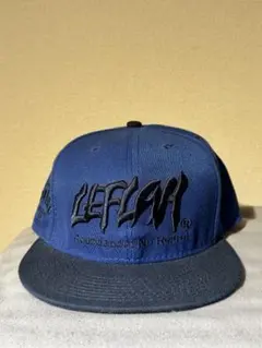 [美品] LEFLAH 青 スナップバックキャップ