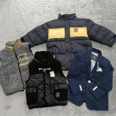 110サイズ　アウターまとめ売り　新品あり コート　ベスト　ジャケット