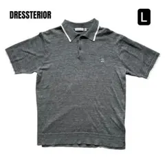 DRESSTERIOR　ドレステリア　ポロシャツ　Lサイズ　麻89%のサムネイル
