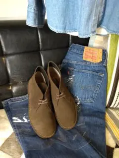 早い者勝ちsale❗Clarksデザートブーツ ダークブラウン us8.5