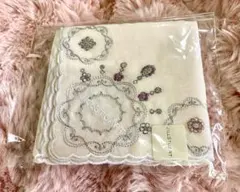 JILLUSTUART刺繍レース ハンカチ