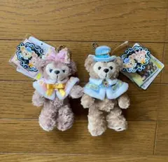 ダッフィー シェリーメイ ぬいぐるみバッジ　クリスマス2013