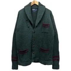 90s ラルフローレン ウール ショール ニット セーター カーディガン