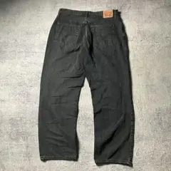 Levi's BAGGYバギーデニム後染めブラックW32 L31ワイド