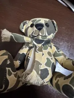 A BATHING APE 迷彩柄 テディベア ぬいぐるみ - メルカリ