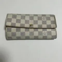ルイヴィトン ダミエアズール ポルトフォイユ・サラ 長財布 レディース ブランド