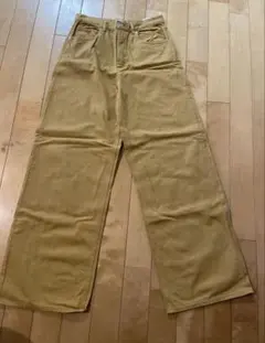 UNIQLO✖️MARNI バギージーンズ マスタード　26